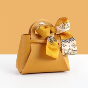 10pcs Elegant Faux Leather Jewelry Pouches