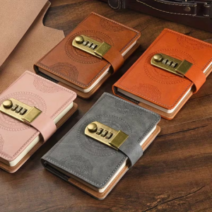 A7 Retro Password Journal (10.16*14.73 cm) with Lock