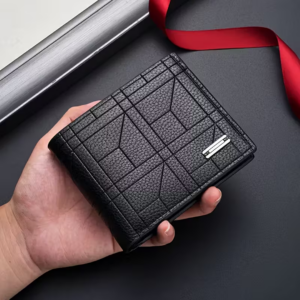 Men's Elegant Ultra-Thin Faux Leather Wallet
