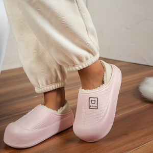 Women's Winter House Slippers with a Non-Slip Design